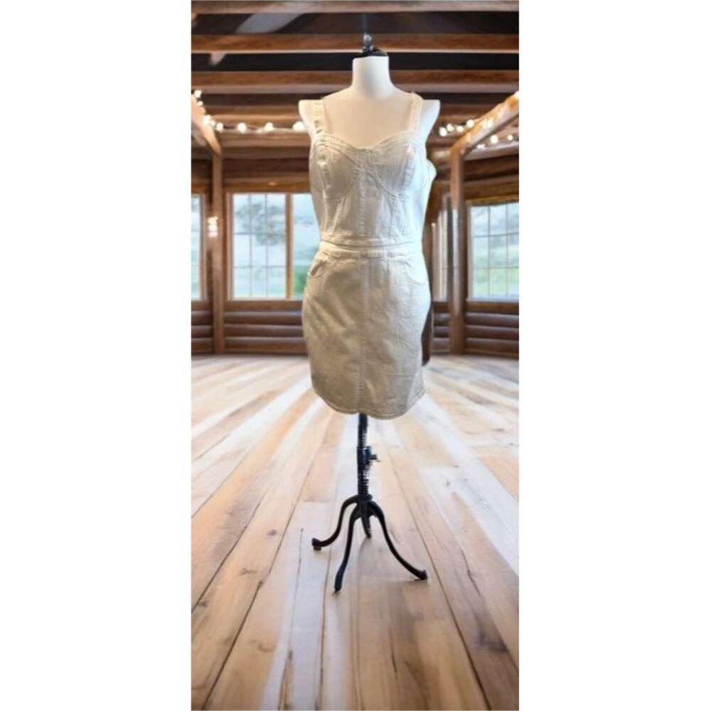 White halter dress